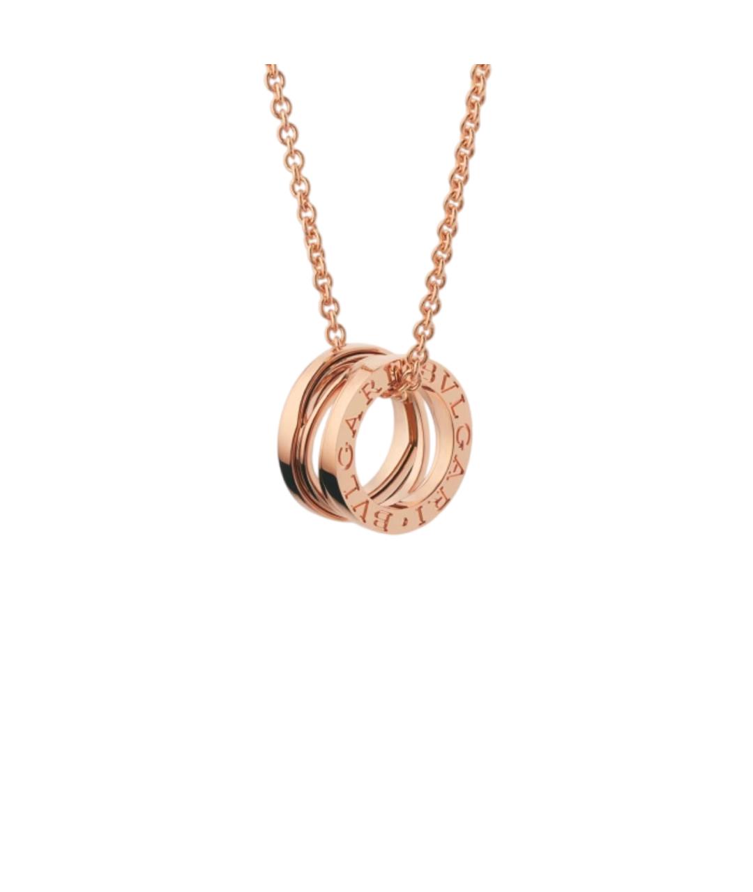 BVLGARI Золотая подвеска из розового золота, фото 1
