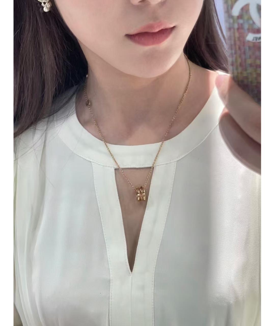 BVLGARI Золотая подвеска из розового золота, фото 5