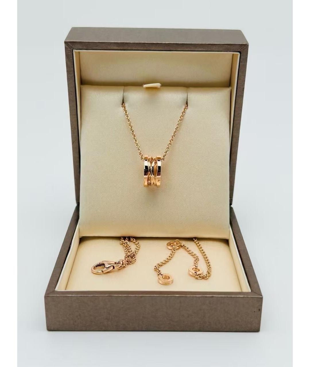 BVLGARI Золотая подвеска из розового золота, фото 2