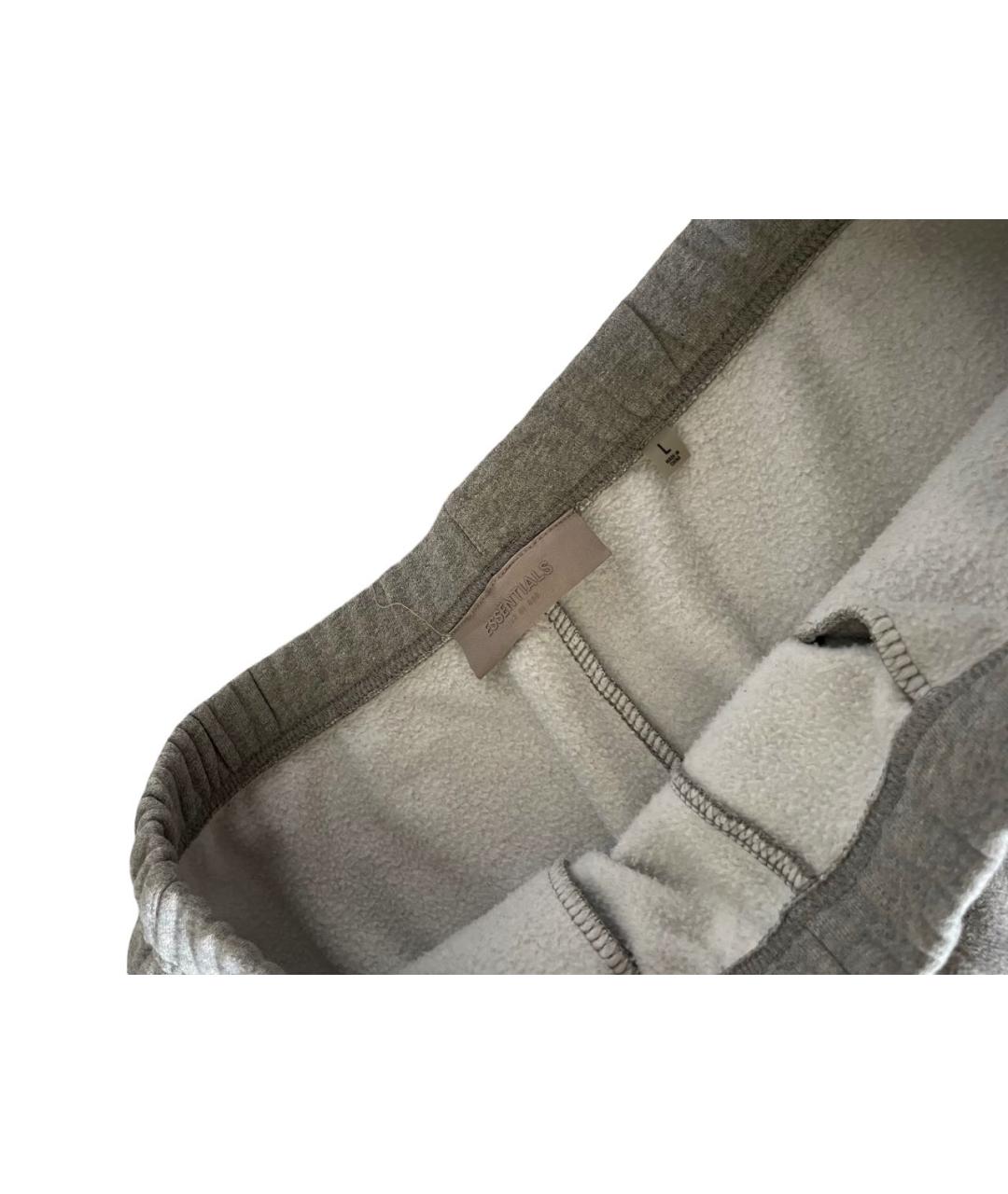 FEAR OF GOD ESSENTIALS Серые хлопковые повседневные брюки, фото 4