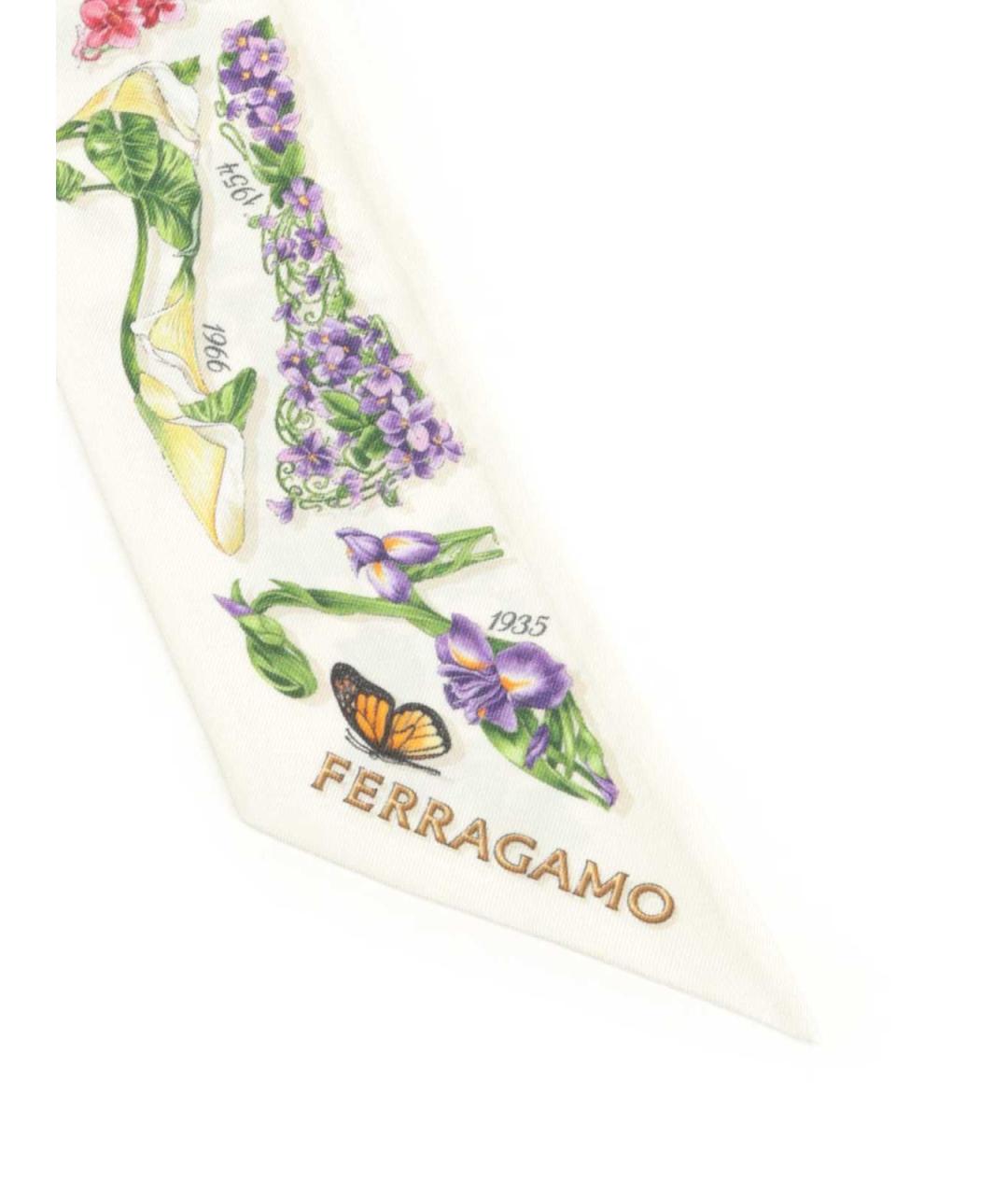 FERRAGAMO Мульти шелковый шарф, фото 2