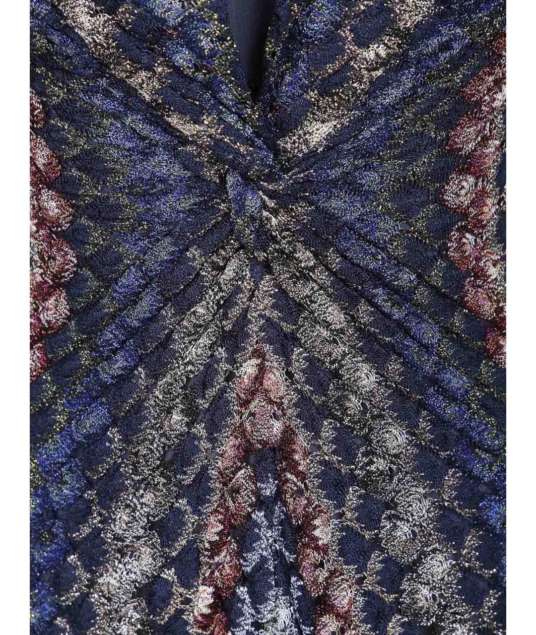 MISSONI Мульти вискозное вечернее платье, фото 3