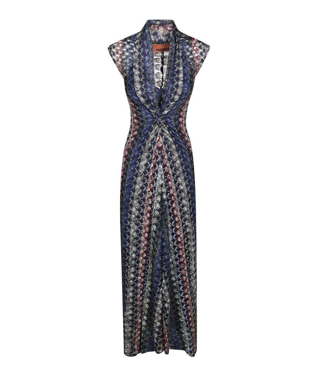 MISSONI Мульти вискозное вечернее платье, фото 1