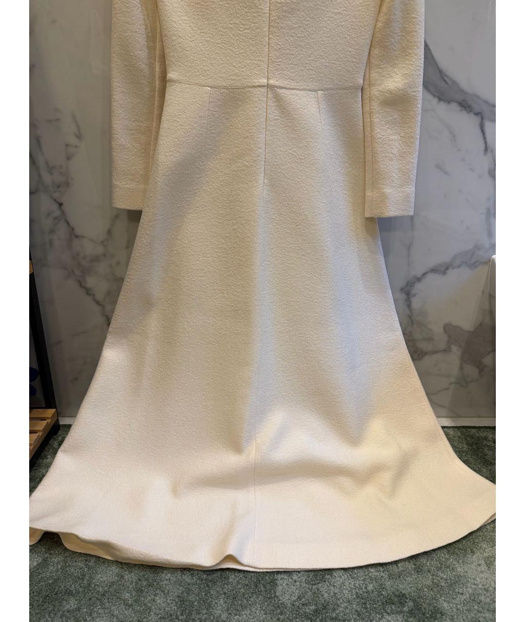 ERMANNO SCERVINO Белое кашемировое повседневное платье, фото 3