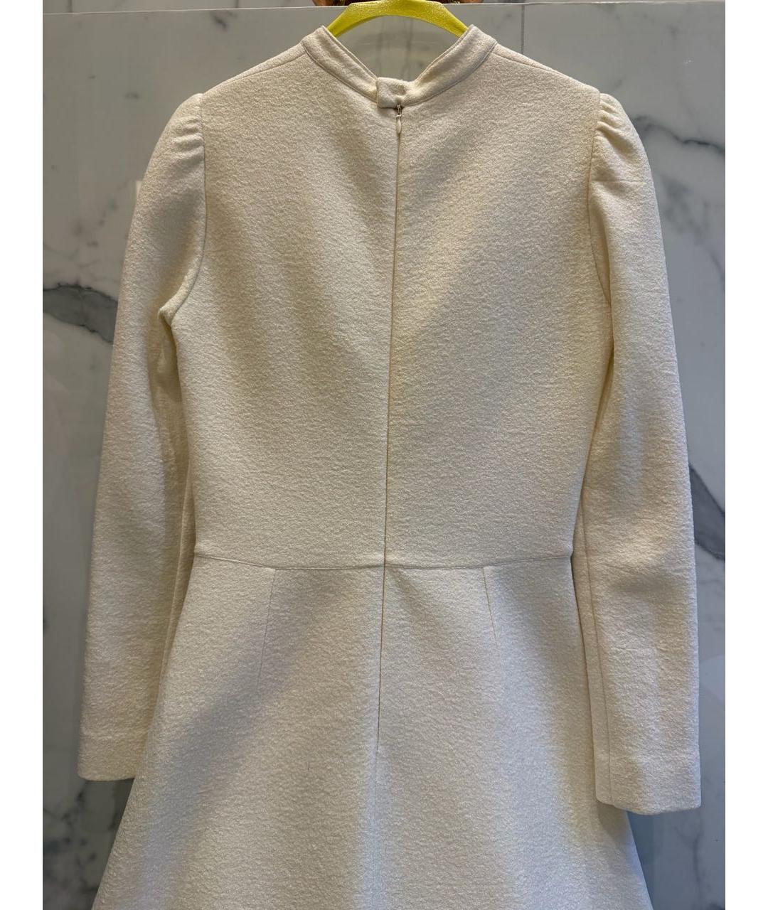 ERMANNO SCERVINO Белое кашемировое повседневное платье, фото 2