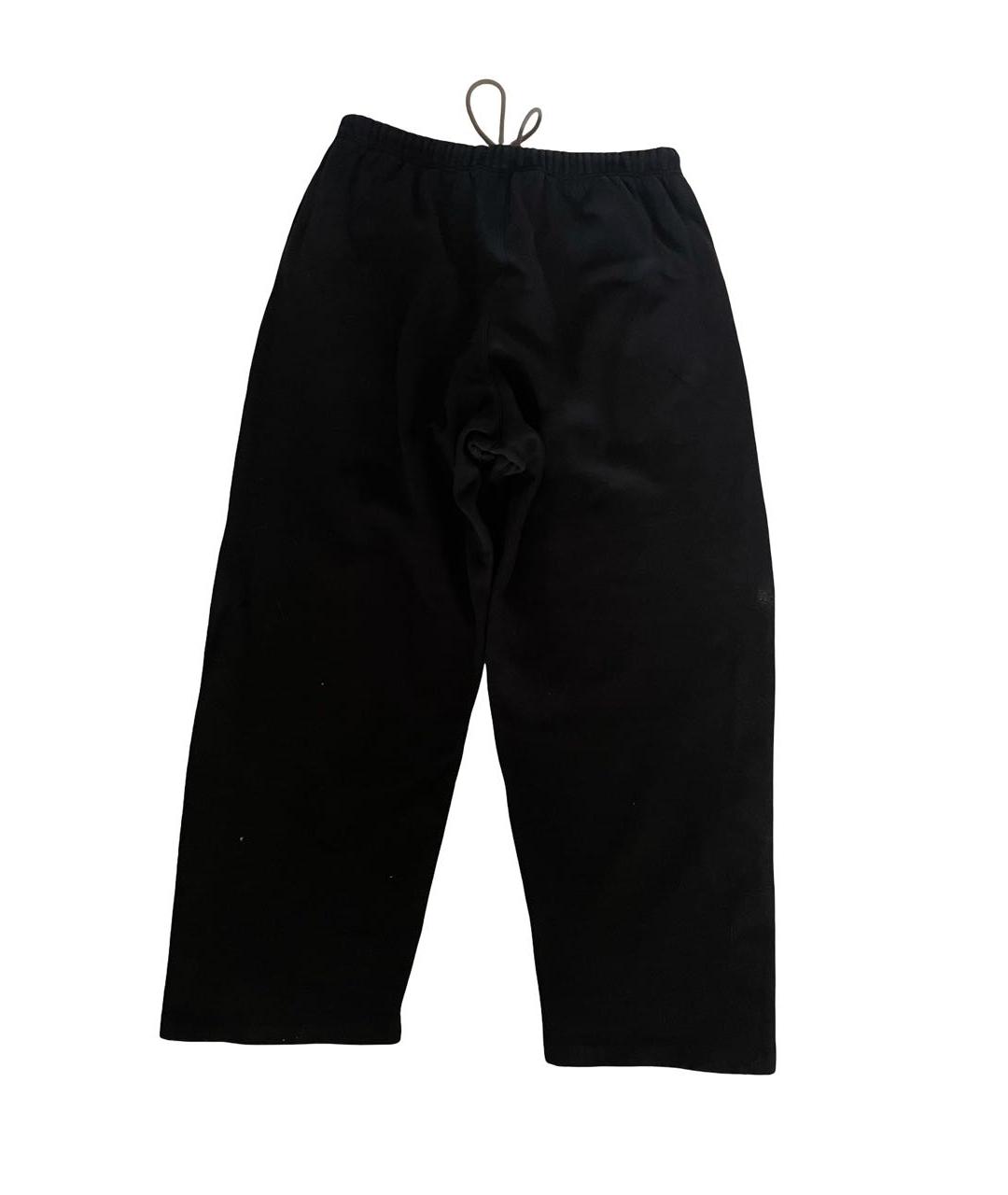 FEAR OF GOD ESSENTIALS Черные хлопковые повседневные брюки, фото 2