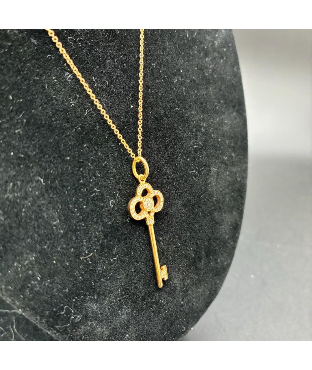 TIFFANY&CO Золотая подвеска из розового золота, фото 4