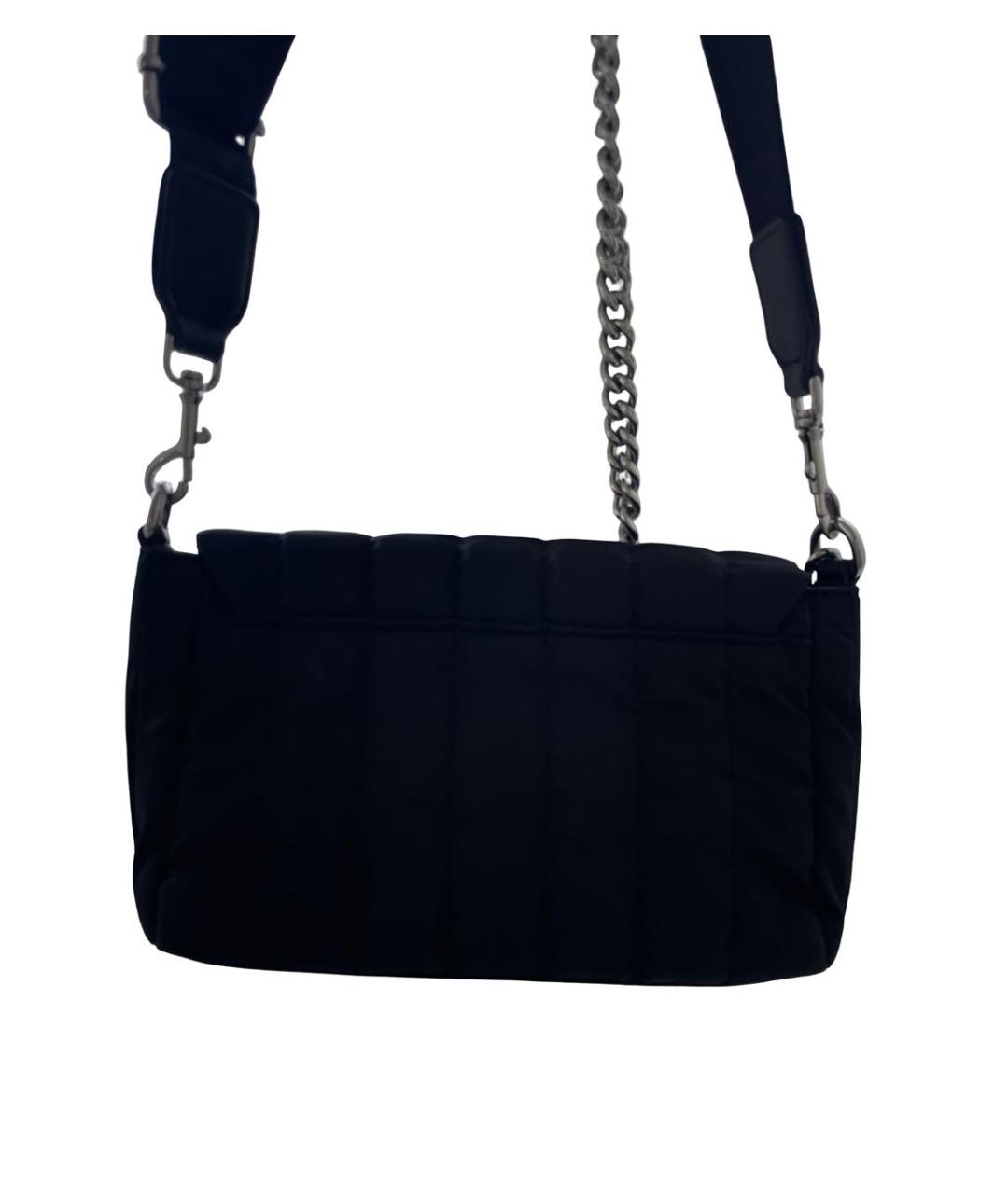 VERSACE JEANS COUTURE Черная нейлоновая сумка через плечо, фото 2