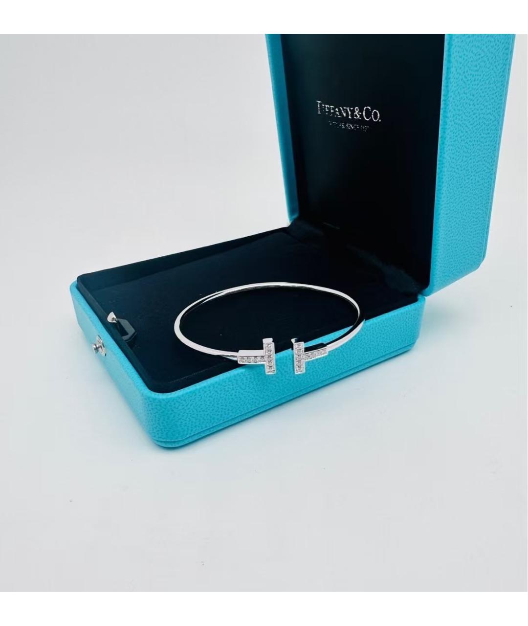 TIFFANY&CO Серебряный браслет из белого золота, фото 5