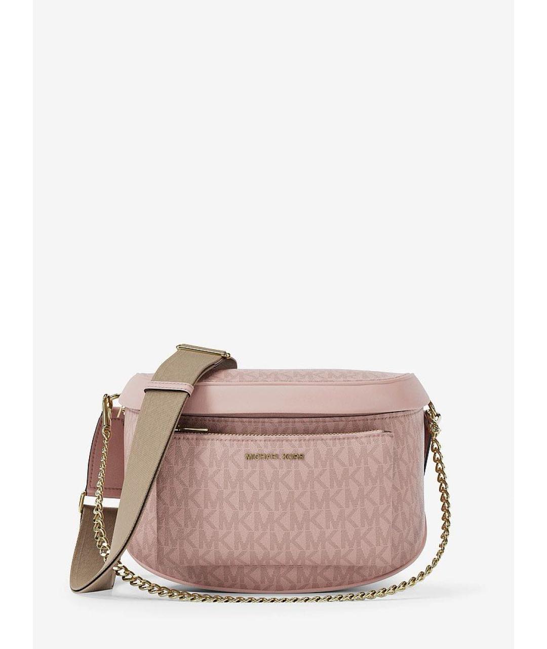 MICHAEL KORS Розовая поясная сумка, фото 6