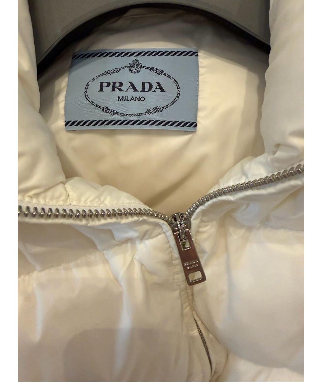PRADA Белый пуховик, фото 5