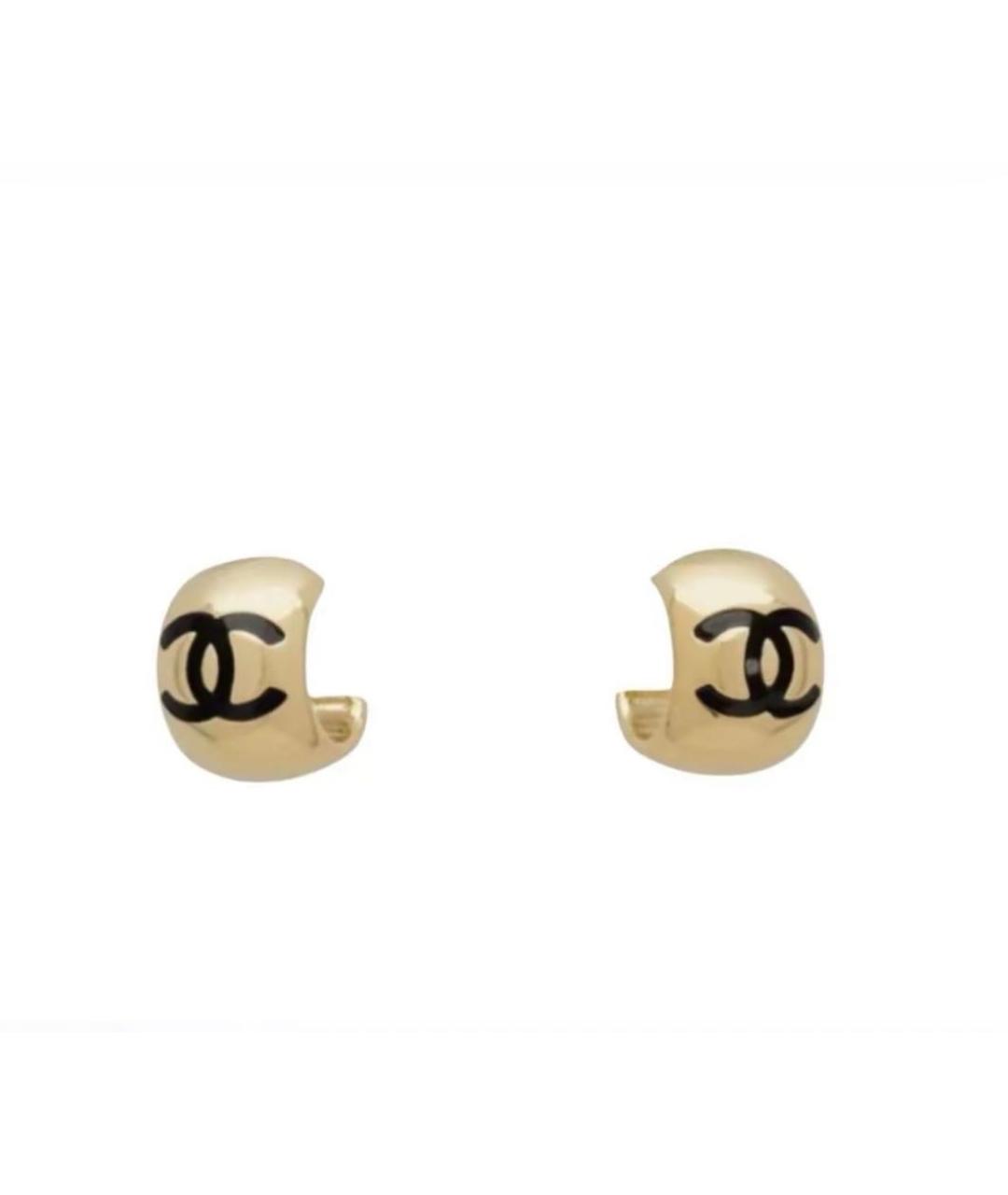 CHANEL Золотые серьги, фото 5