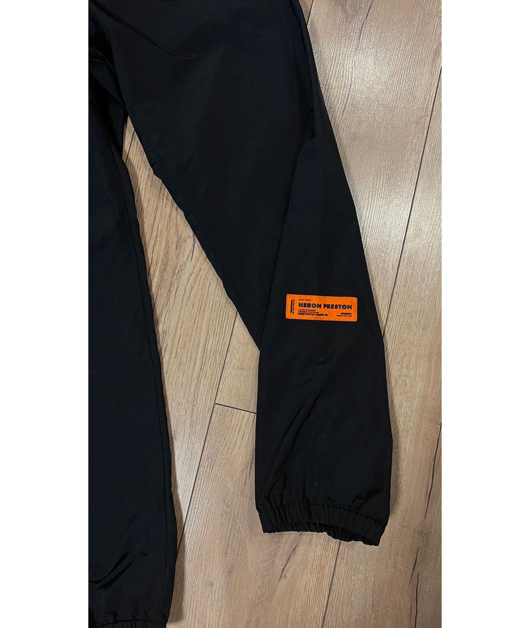 HERON PRESTON Черные полиамидовые повседневные брюки, фото 5