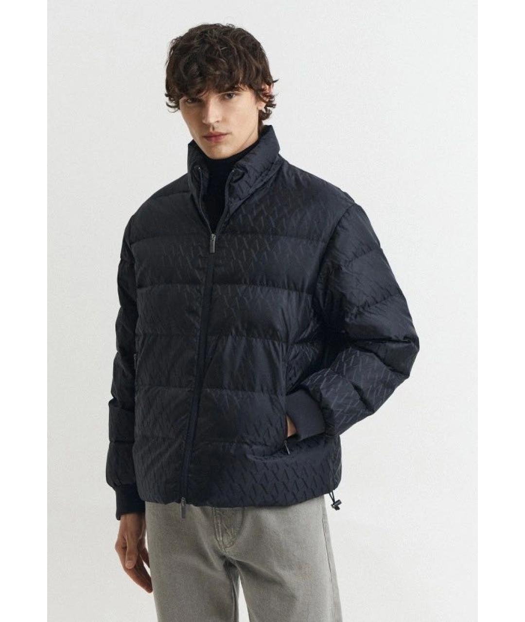 ARMANI EXCHANGE Темно-синий пуховик, фото 3