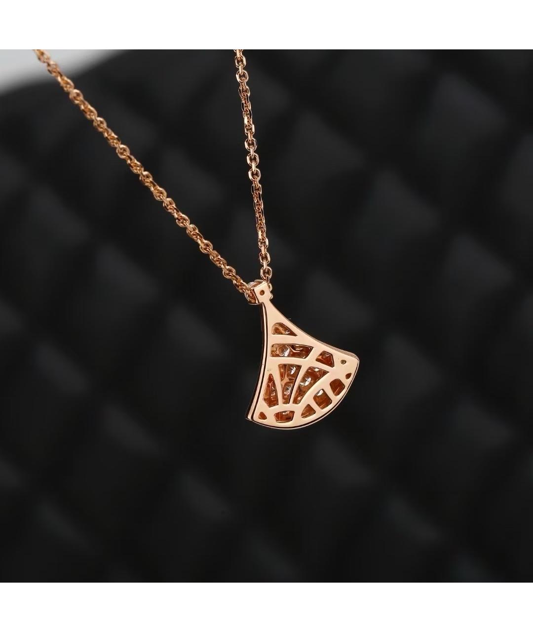 BVLGARI Золотая подвеска из розового золота, фото 5