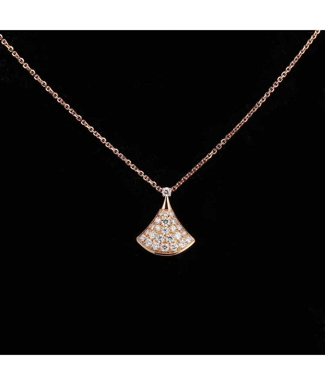 BVLGARI Золотая подвеска из розового золота, фото 2