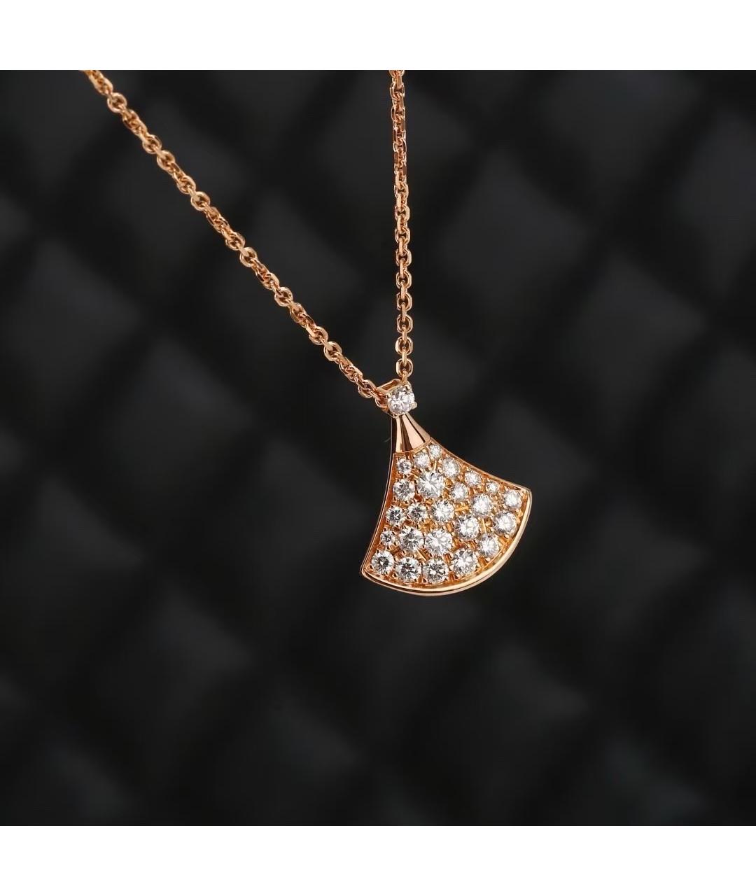 BVLGARI Золотая подвеска из розового золота, фото 3