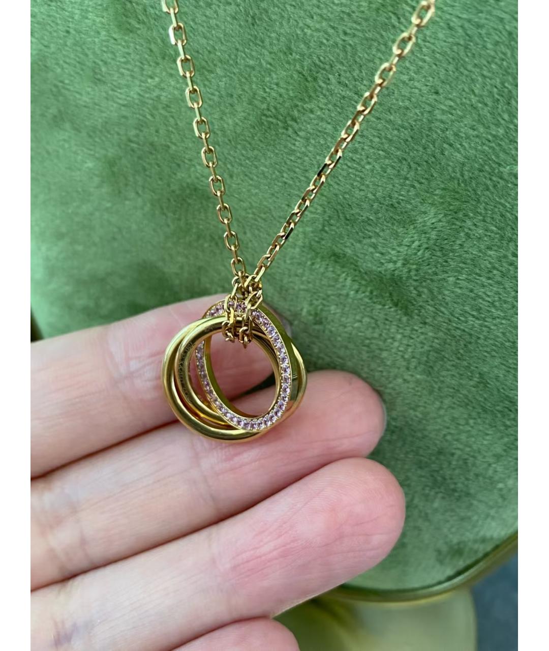 CARTIER Коричневая подвеска, фото 4