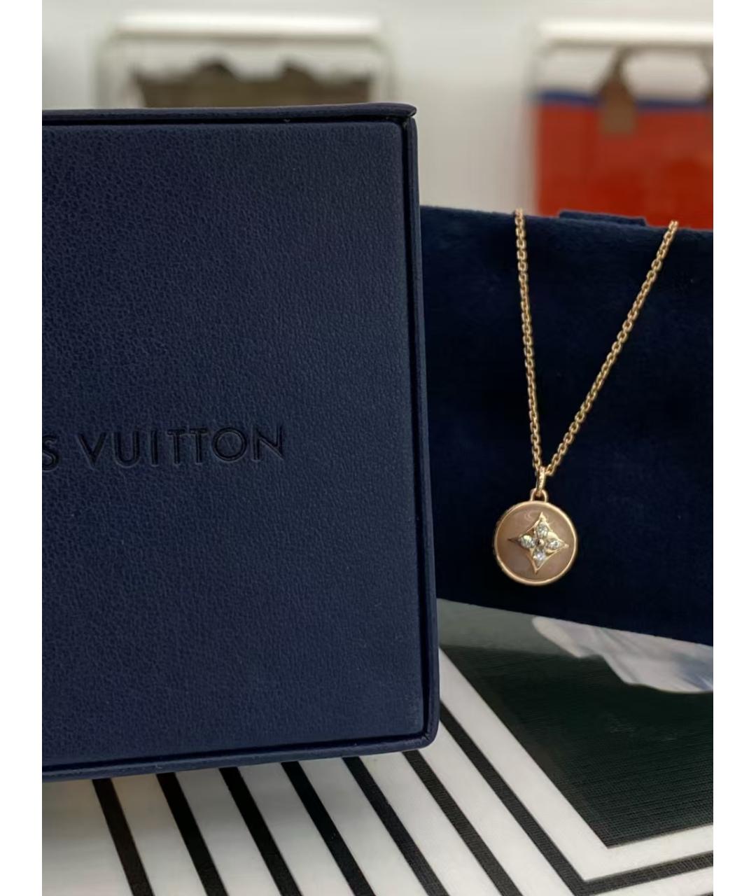 LOUIS VUITTON Золотое колье, фото 2