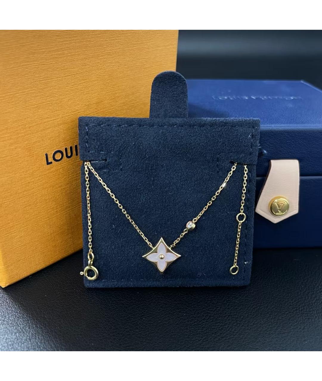 LOUIS VUITTON Золотое колье, фото 2