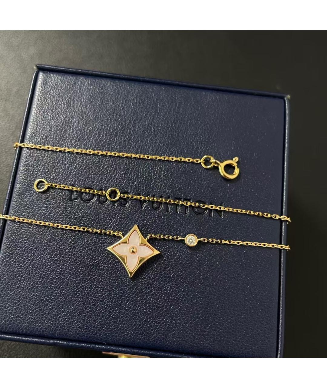 LOUIS VUITTON Золотое колье, фото 3