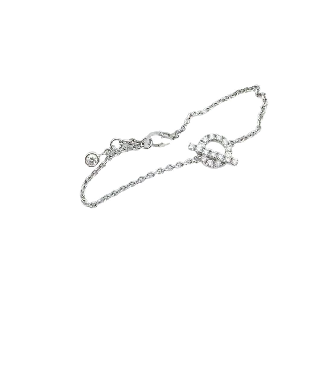HERMES Серебряный браслет из белого золота, фото 6
