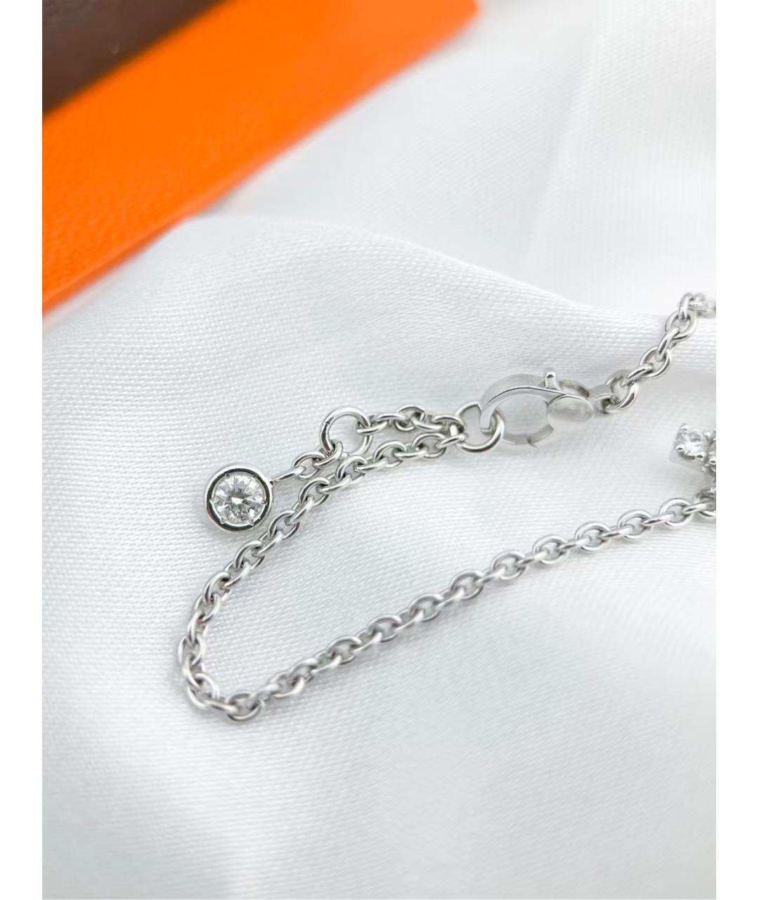 HERMES Серебряный браслет из белого золота, фото 4