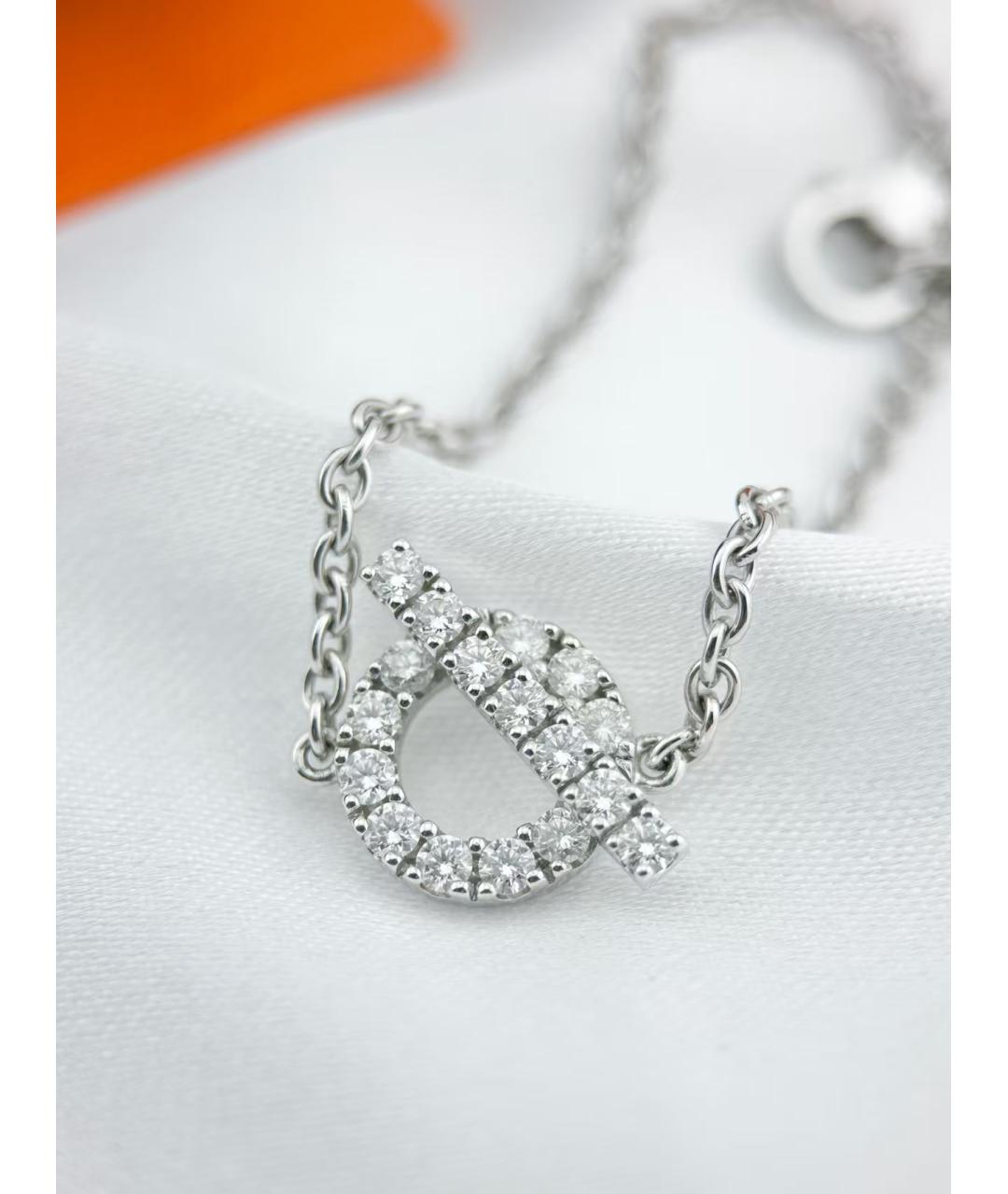 HERMES Серебряный браслет из белого золота, фото 3
