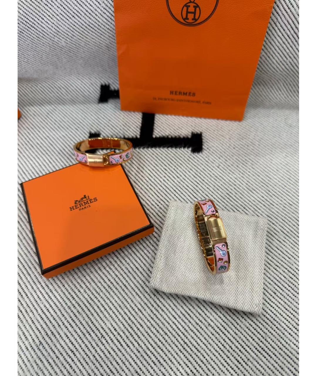 HERMES Золотой браслет, фото 2