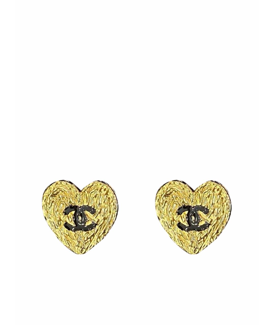 CHANEL Золотые серьги, фото 1