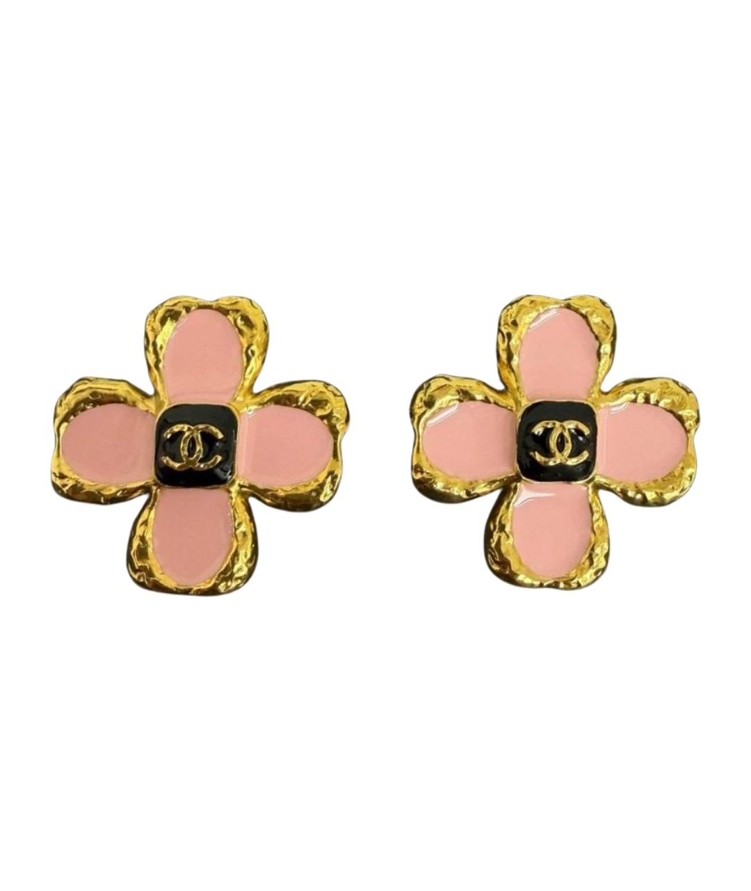 CHANEL Золотые серьги, фото 1