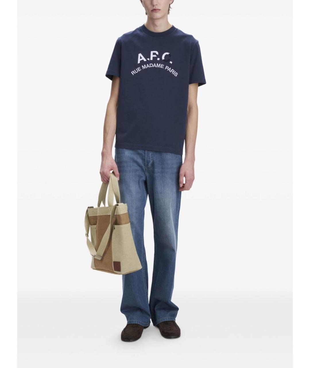 A.P.C. Синяя футболка, фото 3