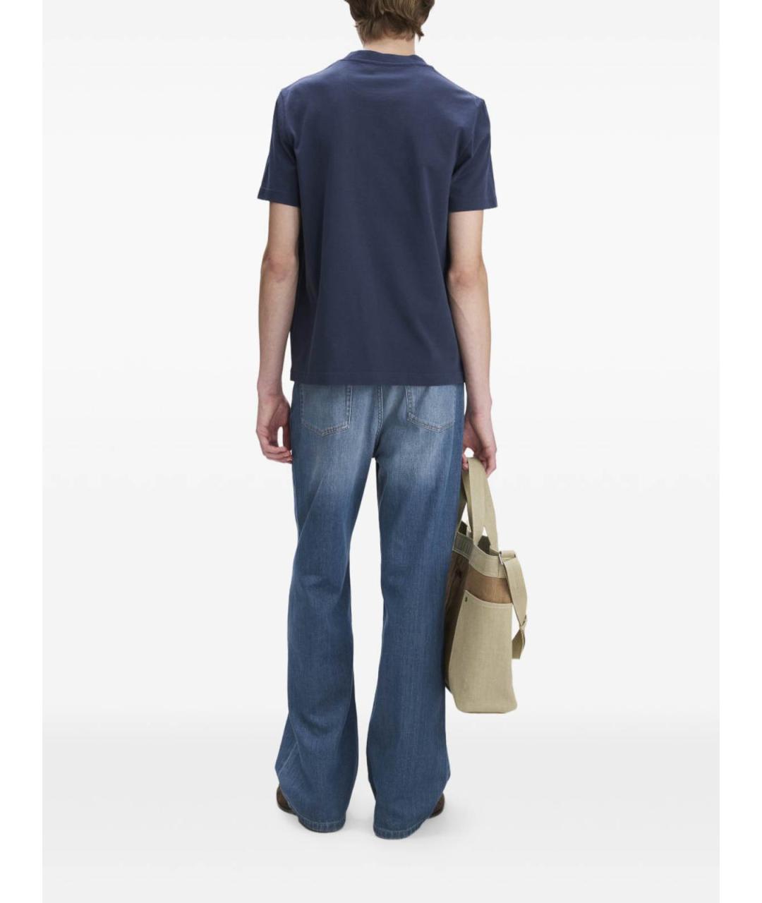 A.P.C. Синяя футболка, фото 4