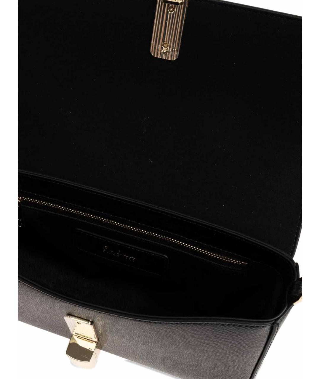 FURLA Черная кожаная сумка через плечо, фото 5