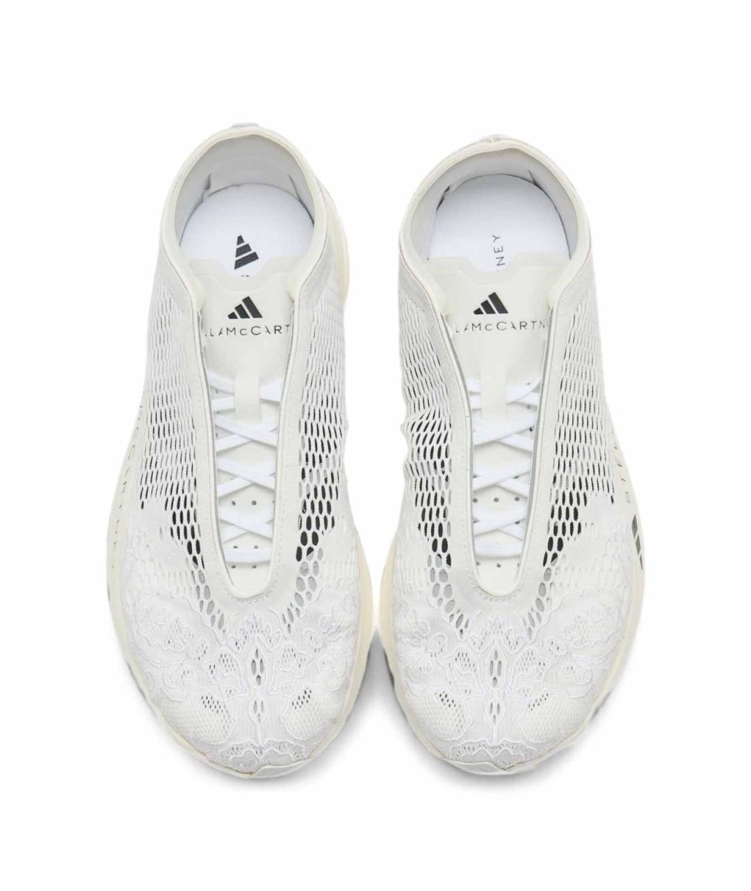 ADIDAS BY STELLA MCCARTNEY Белые текстильные кроссовки, фото 4