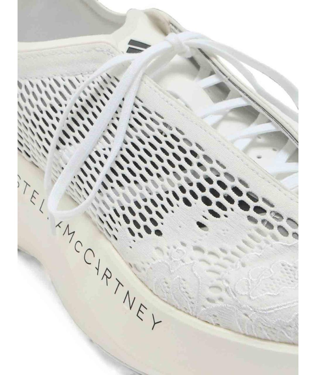 ADIDAS BY STELLA MCCARTNEY Белые текстильные кроссовки, фото 2