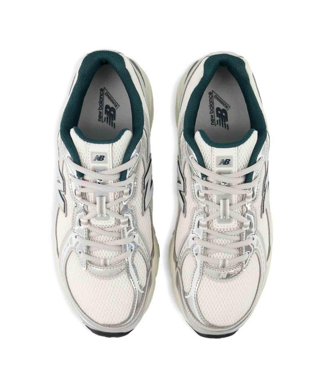 NEW BALANCE Белые текстильные кроссовки, фото 5