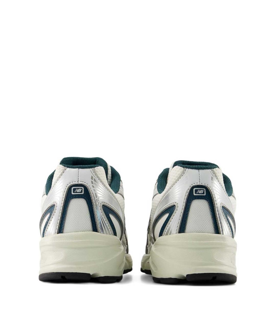 NEW BALANCE Белые текстильные кроссовки, фото 4