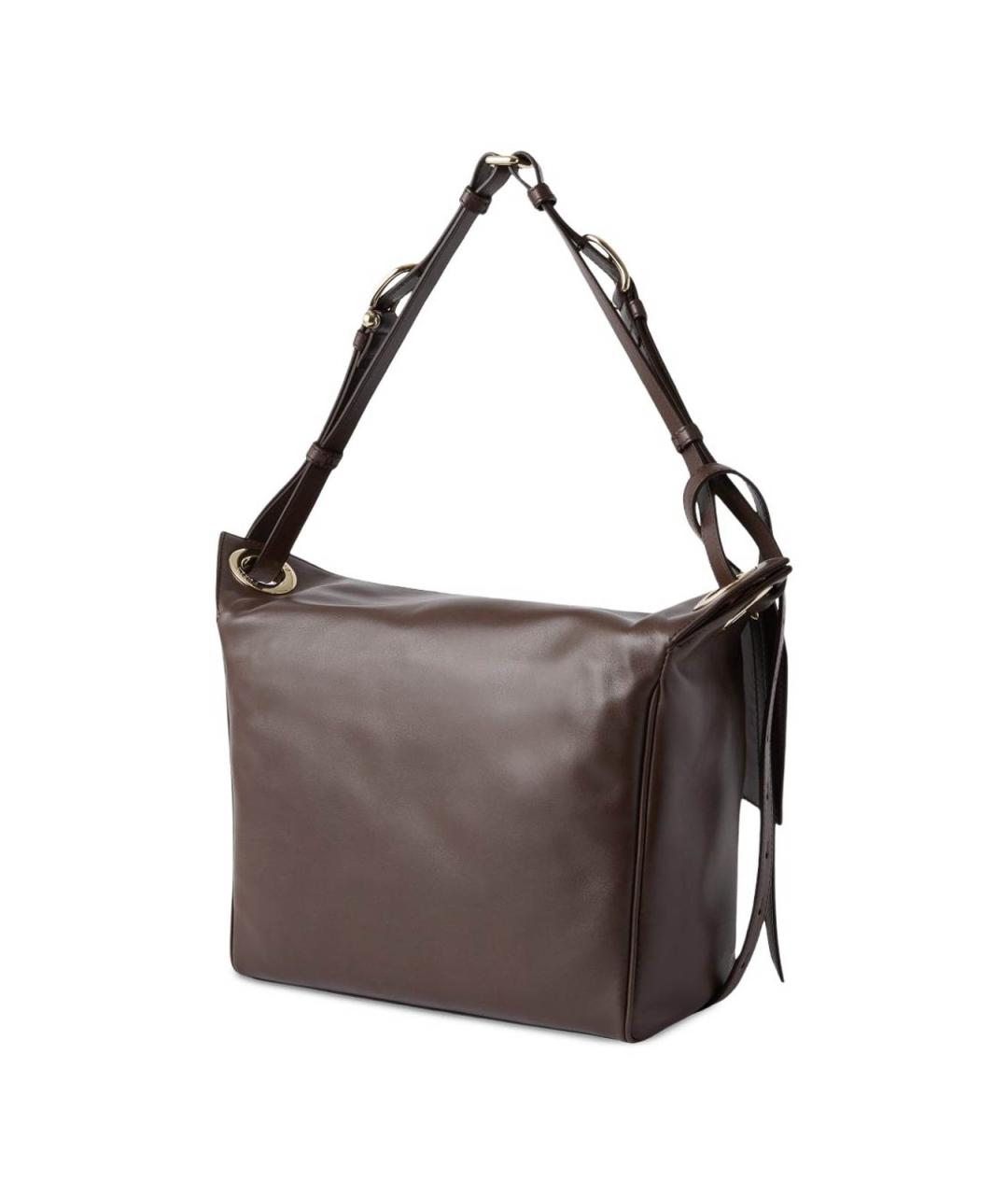 FURLA Коричневая кожаная сумка через плечо, фото 2