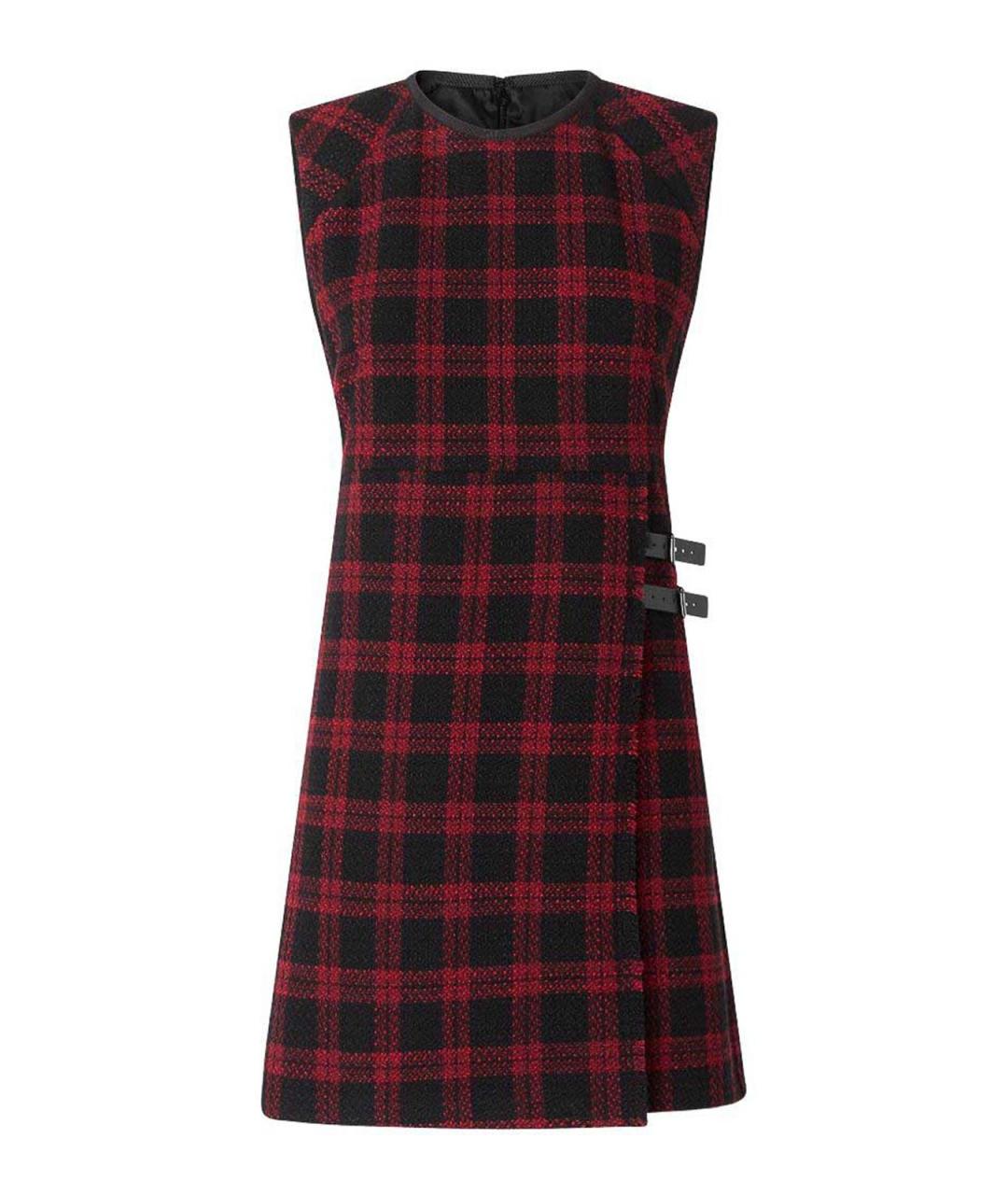 PINKO Черное кожаное повседневное платье, фото 1