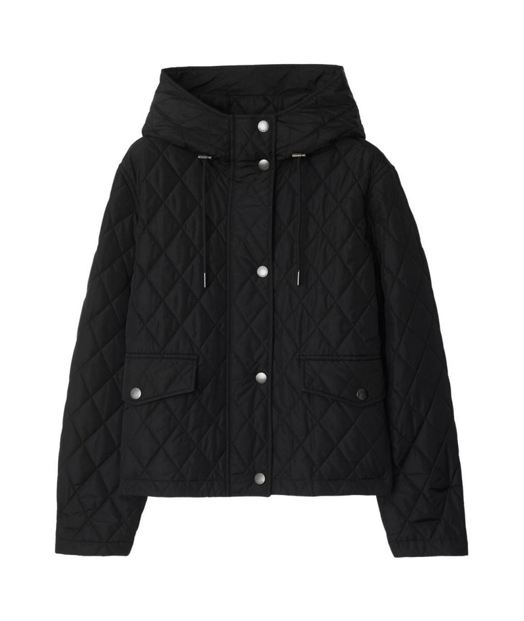 BURBERRY Черный пуховик, фото 1