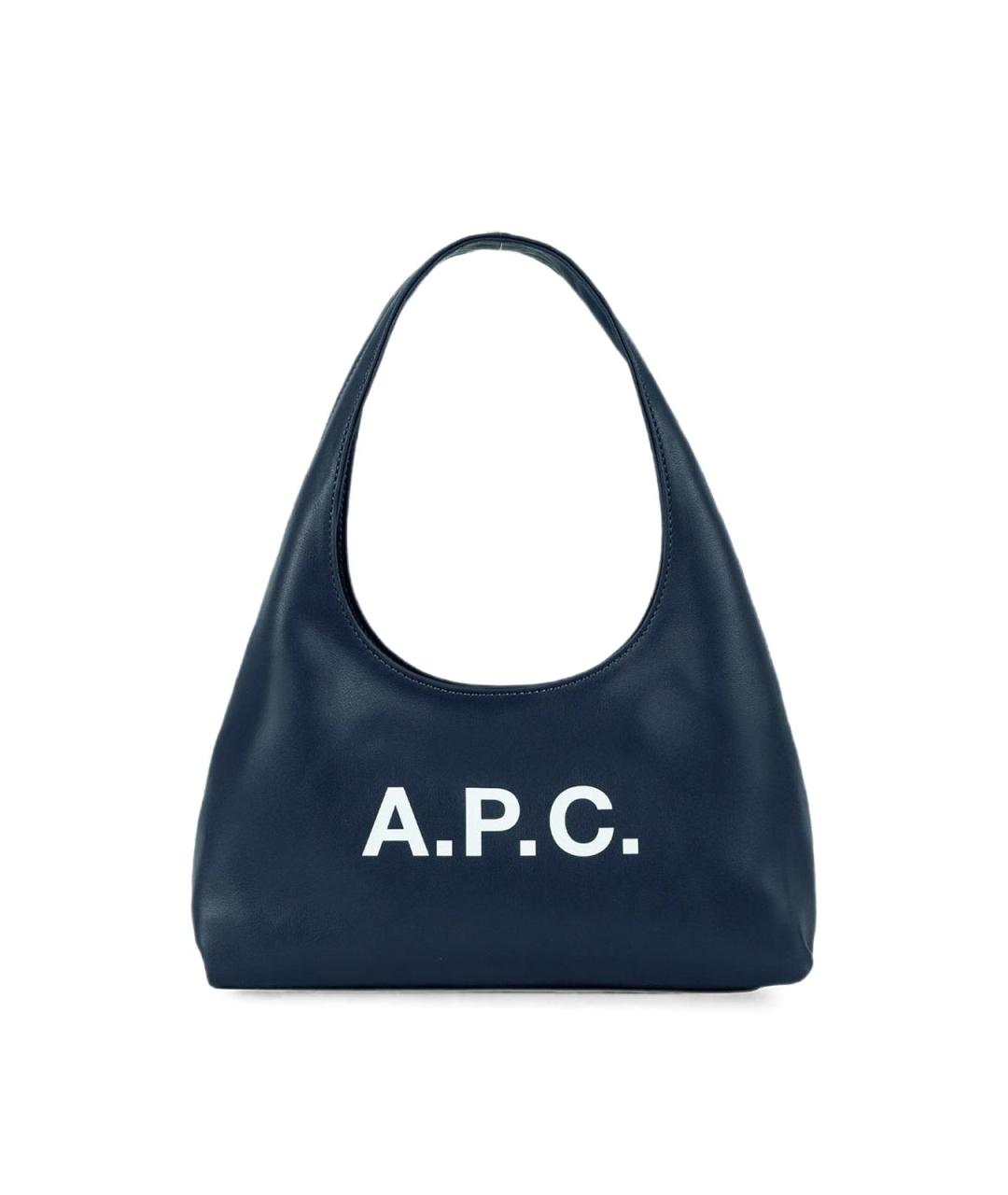 A.P.C. Синяя сумка тоут, фото 1