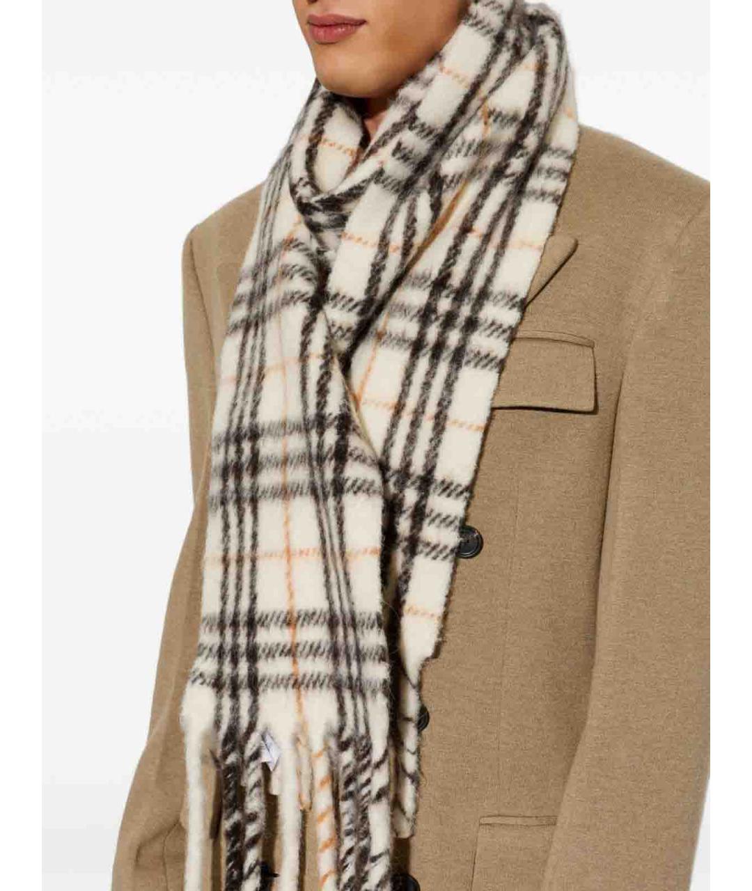 BURBERRY Мульти шерстяной шарф, фото 5