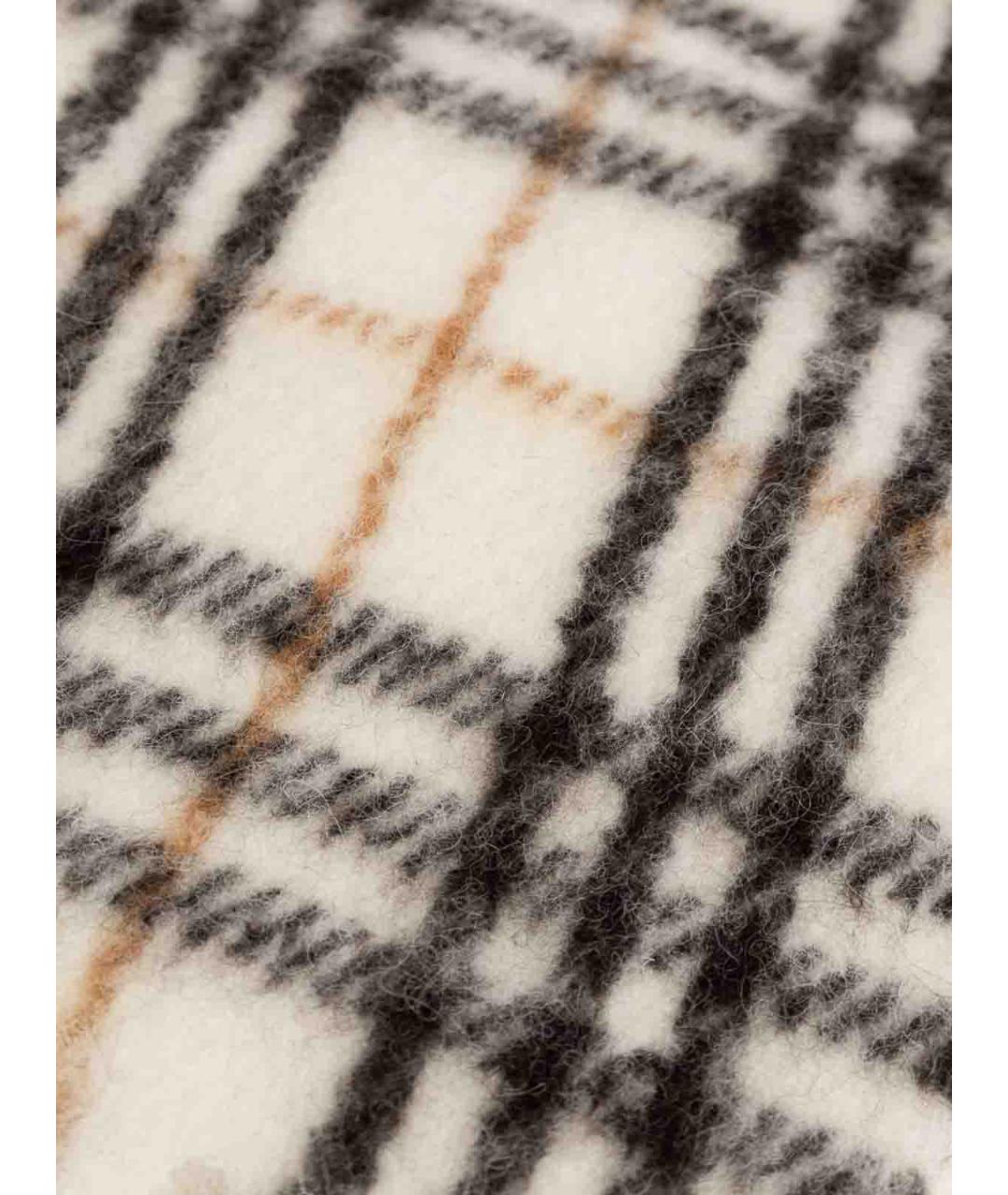 BURBERRY Мульти шерстяной шарф, фото 4