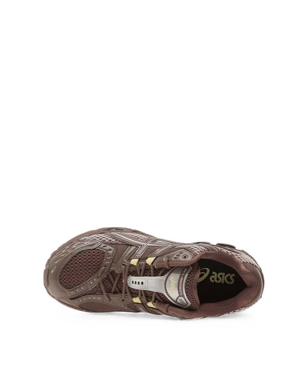 ASICS Коричневые резиновые низкие кроссовки / кеды, фото 3