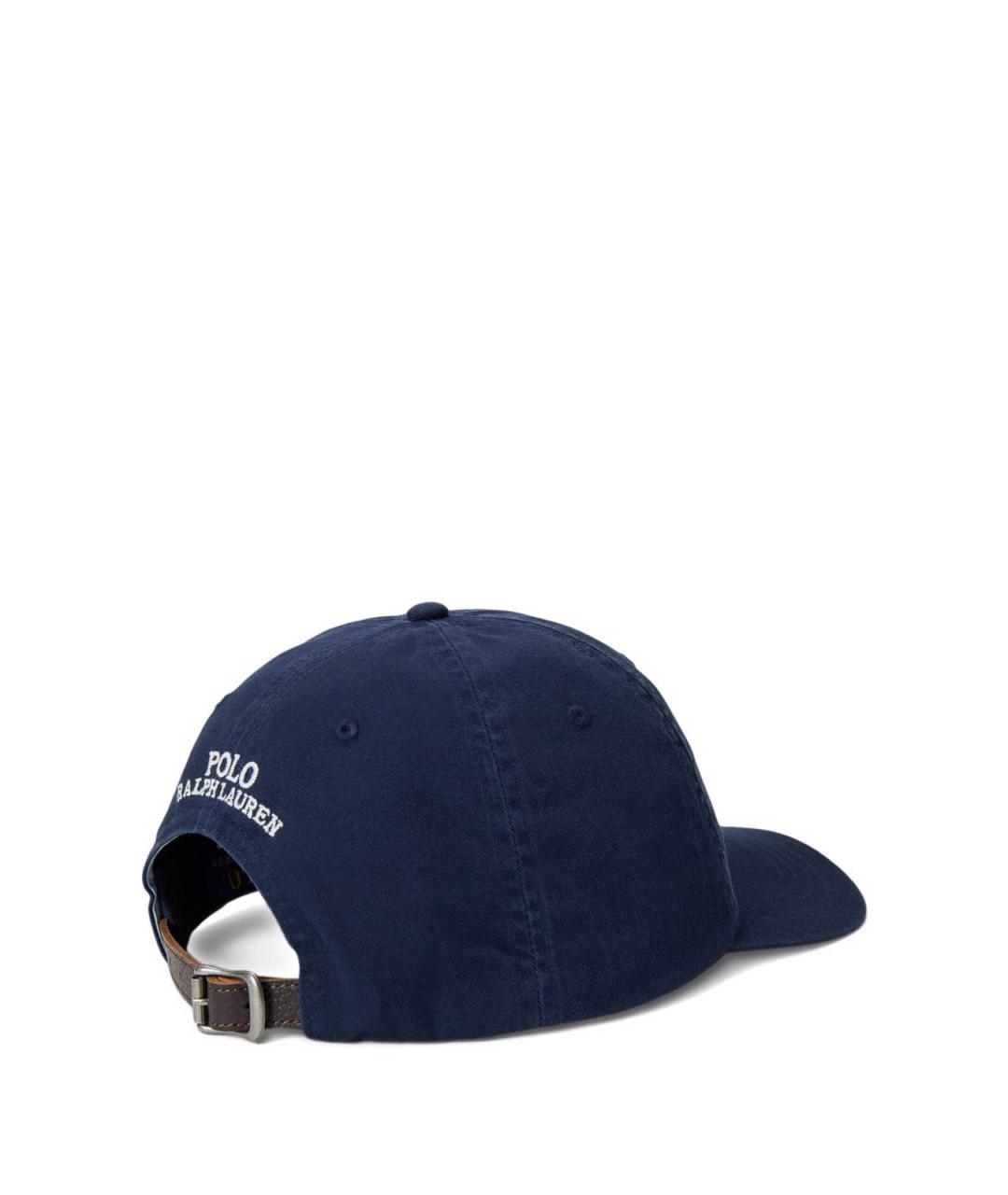 POLO RALPH LAUREN Синяя хлопковая кепка, фото 2
