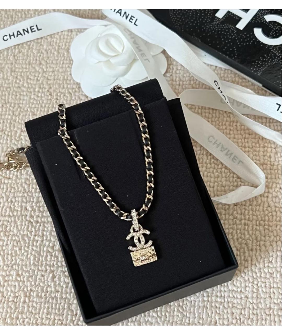 CHANEL Золотое колье, фото 5