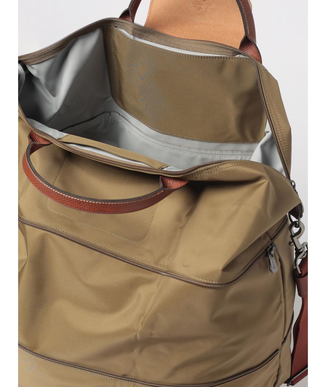 LONGCHAMP Хаки нейлоновая сумка тоут, фото 4