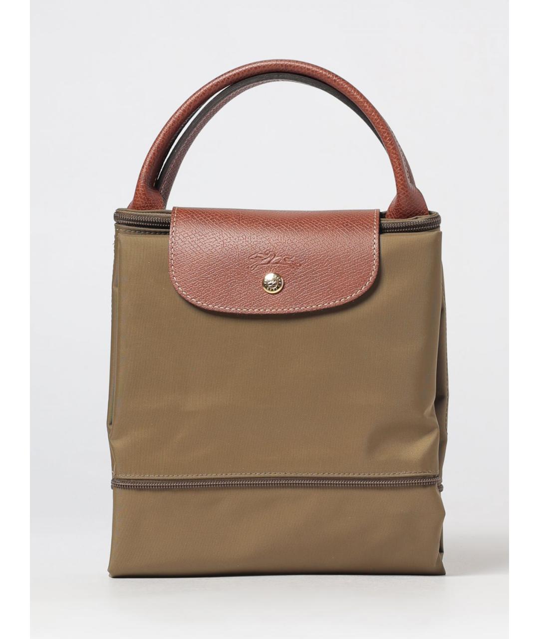 LONGCHAMP Хаки нейлоновая сумка тоут, фото 5
