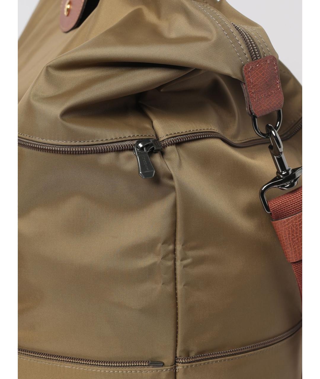 LONGCHAMP Хаки нейлоновая сумка тоут, фото 3
